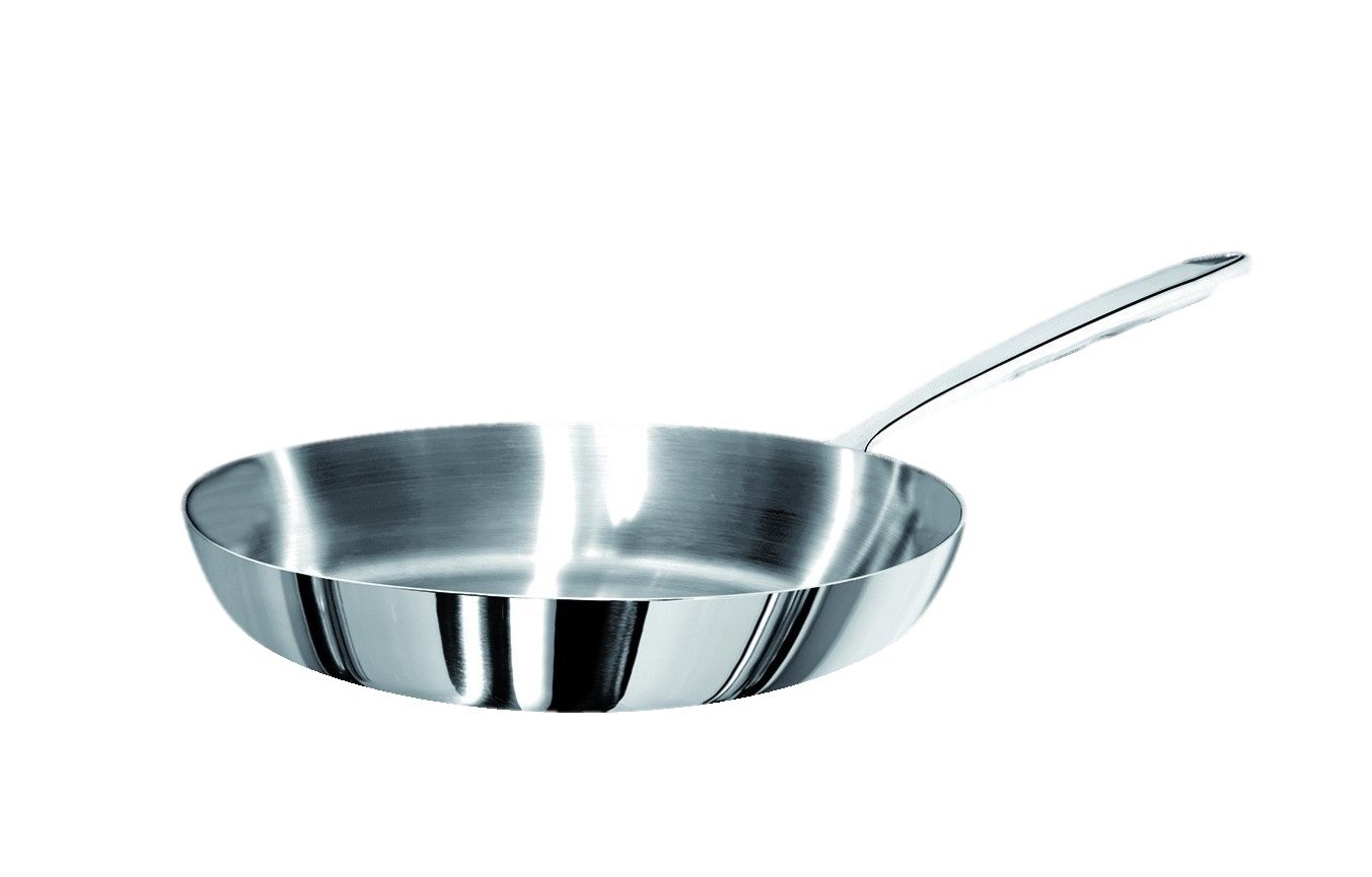 Pentole Agnelli Aluminium Inbox 1907 Frying Pan With Tubular Steel Handle, Diameter 32 Cm.