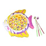 Divertido Juego de Pesca Rotativo Peces Juguete de Electrónico Musical para Niños Niñas 3 4 5 Años