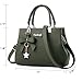 Fantastic Zone Women Handbags Fashion Handbags for Women PU Leather Shoulder Bags Messenger Tote Bags Army Green