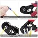 HAUEA Crimping Tool Kit AWG 23-7 Crimper Pliers set with 1350pcs 0.25-10mm²Wire Ferrule Terminals Kit Self-Adjustable Rachet.