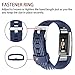 POY Replacement Bands Compatible for Fitbit Charge 2, Classic Edition Adjustable Sport Wristbands