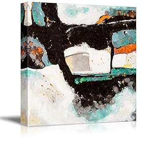 Canvas Wall Art for Living Room,Bedroom Home Artwork Paintings Abstract Picture Ready to Hang - 12x12 inches