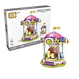 LOZ Building Block Amusement Park Mini Handmade Kit,Construction Toy Birthday Gift Kid Adult (Carousel)