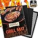 MMMAT Grill Mat - Set of 3 Heavy Duty BBQ Grill Mats - Non Stick, Reusable, Easy to Clean - Lifetime Manufacturers Warranty