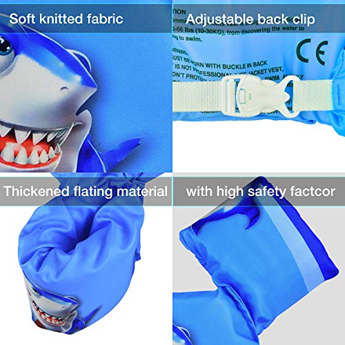 REALIKE Kids Swim Vests Life Jacket for Toddler 2050 pounds, Swim Aids