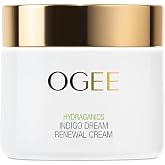 Ogee Indigo Dream Renewal Cream Face Moisturizer | Hydrating Face Cream with Hyaluronic Acid &amp; Ceramides, Organic Ingredients, Cruelty-Free &amp; Made in USA