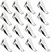 JOYTOUR Pack of 16 Stainless Steel Tablecloth Clips for 2 Inch Thick Tables Outdoor Picnic Metal Tablecloth Clamps