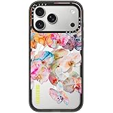 CASETiFY Impact iPhone 17 Pro Max Case [Slim/Compatible with Magsafe / 8.2 ft. 4X Military Grade Drop Protection] - AF Dream FLWRS - Clear Black