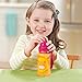 Skip Hop Toddler Sippy Cup with Straw, Zoo Straw Bottle, Cat