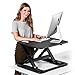 Height Adjustable Stand Up Desk Converter Ergonomic Sit Stand Riser – Flat Top Table Size 22×26 Supports 30lbs – No Assembly Required – Premium Quality and Very Sturdy – Perfect for Laptops or iMacsthumb 1