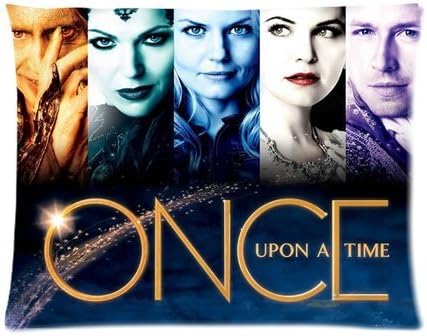 Pop Fantasy Fairy Tale TV Serise Once Upon A Time Roles Collage Personalized Custom Cotton Polyester Soft Pillowcase Cover 20" x 30" (One Side) Pillow Case