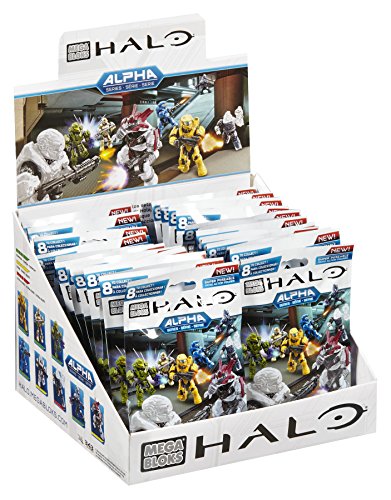 Halo mega bloks alpha minifigure mystery pack [1 random mini figu…