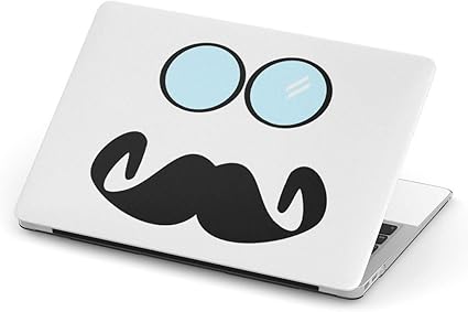 Amazon Co Jp Macbook Pro 15inch 19 18 17 16 専用スキンシール A1990 A1707 マックブック プロ 15インチ 専用シール フィルム ステッカー アクセサリー 保護 ユニーク ひげ 眼鏡 イラスト パソコン 周辺機器