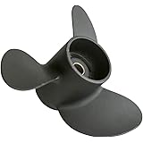 Flish Propeller 7.8 x 7 OEM Aluminum Outboard Propeller fit Tohatsu&Nissan Engines 4-6HP, Ref No.3R1B64514-2, 12 Spline Tooth