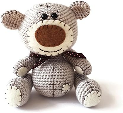 Classic Teddy Bear - Rainbow Baby Gifts - Baby Heirloom Gifts - Heirloom Plush Toy - Baby Keepsake - Baby Crib Decor - Crochet Toys - Baby Shower Gifts