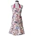 KINGO HOME Women Bib Kitchen Apron, with Pockets, Cotton Canvas, Machine Washable
