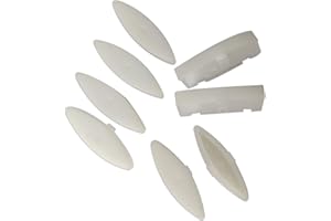 VALLVATER 8pcs Toilet Seat Bumper Service Replacement Kit Compatible with Kohler 1133070 1236365