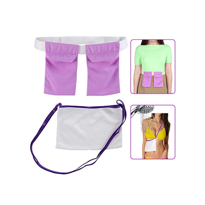 Mastectomy Drain Holder After Tummy Tuck Surgery Recovery Drainage Pouch Adjustable Drain Belt Shower Pockets with…