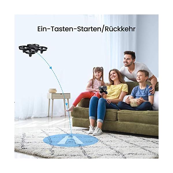 Potensic Mini Drohne mit Kamera RC Quadrocopter 2.4Ghz FPV Live Übertragung Ferngesteuerte Kinder Drohne Spielzeug für… – Bild 6