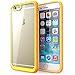 iPhone 6s Case, [Scratch Resistant] i-Blason Clear [Halo Series] Also Fit Apple iPhone 6 Case 6s 4.7 Inch Hybrid Bumper Case Cover (Clear/Orange)