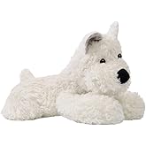 NCAIUNAE Adorable West Highland White Terrier Dog Plush Toy - 15.7" Soft Stuffed Animal Toy, Kid's Best Friend