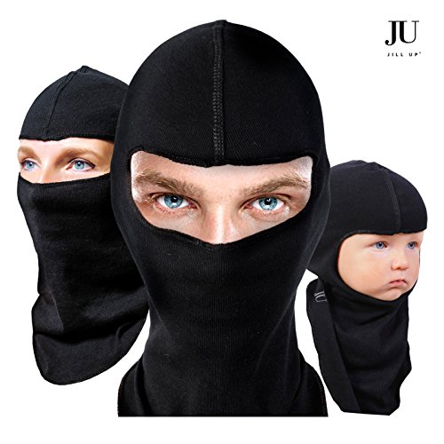 [2 PACK] Multipurpose Balaclava Full Face Ski Mask - Regular & Winter Protection Best Cold Weather Gear for Your Outdoor Work, Sports & Recreation; Unisex for Men & Women, Kids