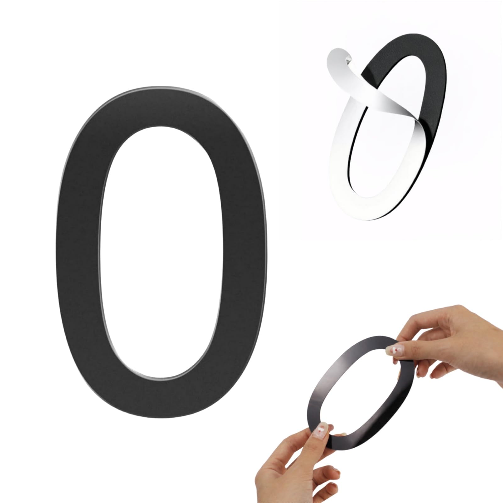 Habitable tree Self-adhesive House Numbers, Acrylic