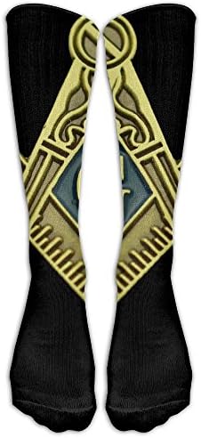 Masonic Symbol Fashion Women's Men's Sports High Stockings Long Socks