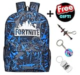 Fortnite Backpack for Kids Teens Youth Boys, Luminous Battle Royale Bag