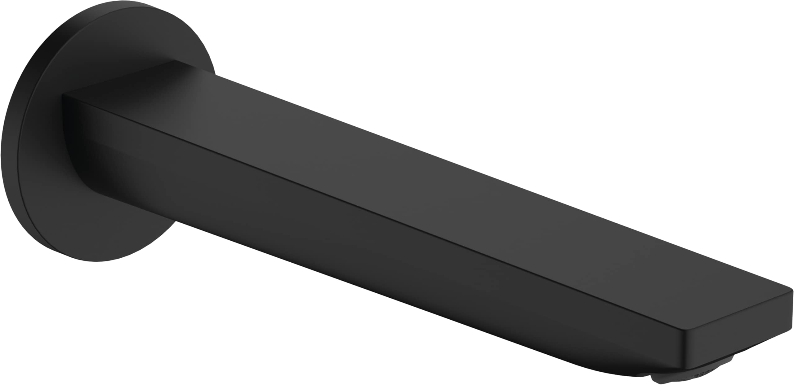 Hansgrohe Rebris E Bath Spout, Matt Black, 72431670