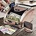 Money Counter Machine [Counts Bills NOT Monetary Total] - Bill Counter Machine with 150 Bill Straps - Portable Money Machine Counter - Currency Counter - Money Counting Machine for Mixed Bills