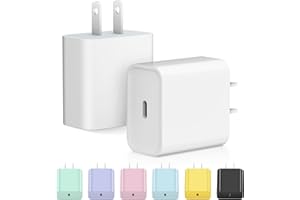 USB C Charger Block,2Pack PD 20W Fast Charger Block USB C Charger Adapter Compatible with iPhone 16 15 14 13 12 11 Pro Max/Mi