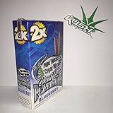 Double Platinum Wraps 2x Blueberry Flavor Box of 25 Packs - Limited Edition Kush Sticker
