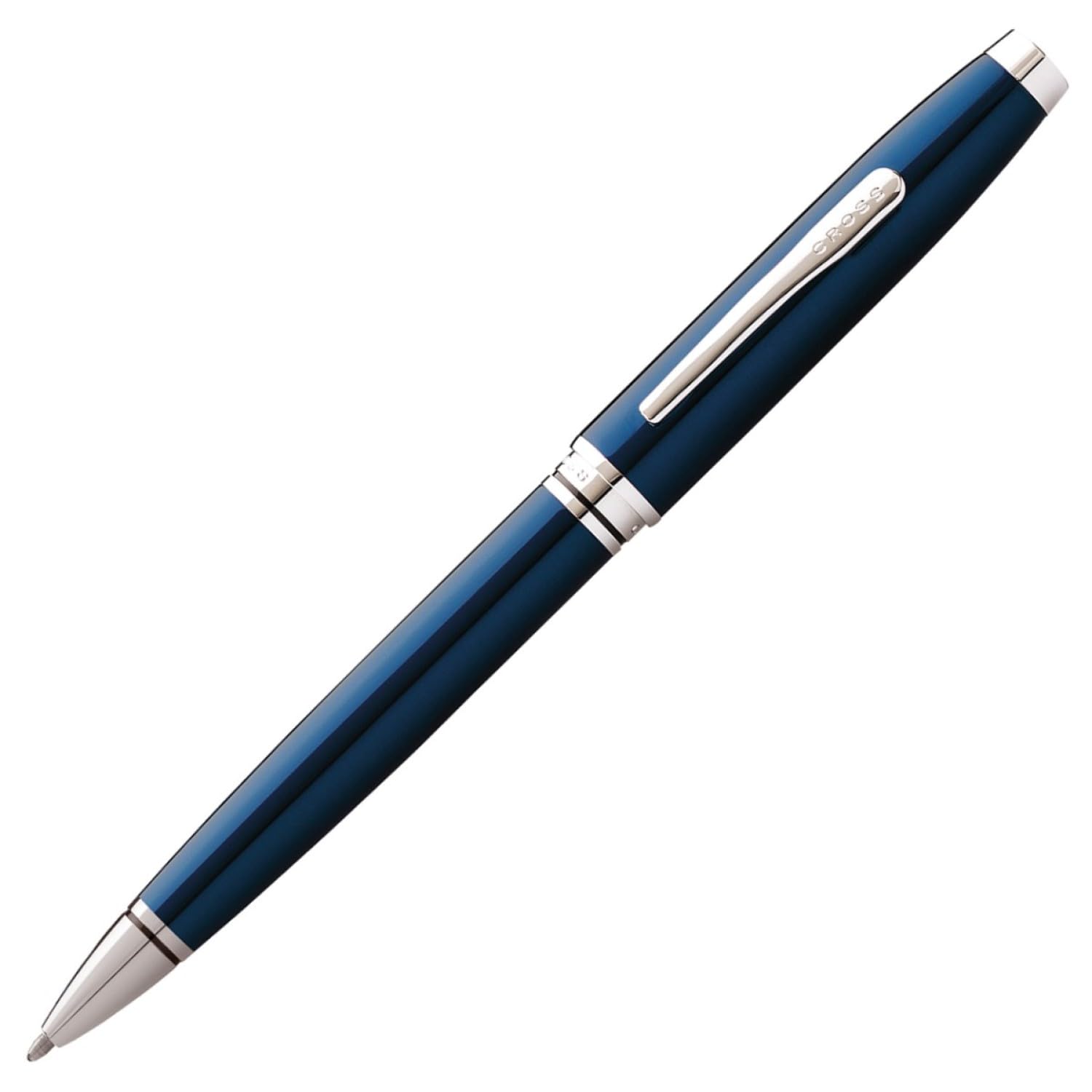 Cross Coventry Ballpoint Pen Medium Line Blue/Chrome