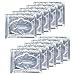 Set Kit of 10pcs Transparent Collagen Gel Crystal Masks Lips Patches Clear Mouth Sheets for Anti Aging Treatments, Fine Lines and Wrinkles Removal, Hydration, Nourishing and Skin Firming