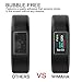 Garmin Vivosport Screen Protector, Wimaha 2 Pack Tempered Glass Screen Protector for Garmin Vivosport Smartwatch Ultra Clear Scratch Resistant Bubble Free