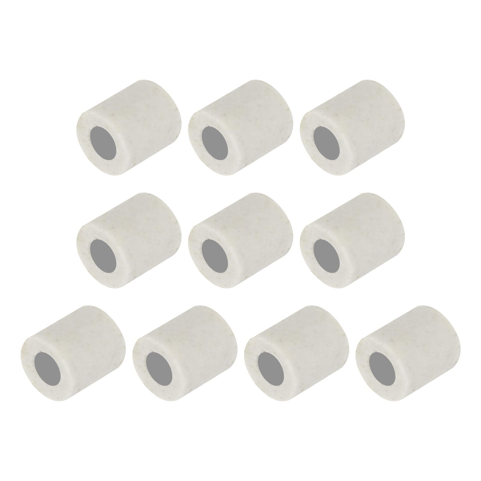 uxcell 10pcs 2mm Dia Ceramic Tube Insulated