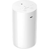ScentBots ANZ Waterless Diffuser for Essential Oil for Home, Room, White | Up to 600 sq ft, Battery Operated, 20mL, Timers &amp; Mist Levels, Car Diffuser, for Office, Bathroom, Cold Air, Portable