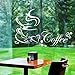IUNEED Kitchen Decor Coffee Cup Removable Home Decals Vinyl Art Wall Sticker
