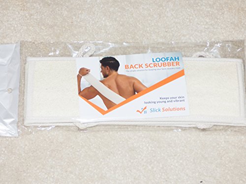 Exfoliating Loofah Back Scrubber for Shower(L) - Bath Loofah - Excellent Long Handled Loufa Sponge for Men and Women - Thumbnail 7