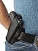 New Barsony Black Leather Pancake Gun Holster for Mini/Pocket 22 25 32 380