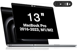 FILMEXT Privacy Screen Macbook Pro 13 Inch(2016-2022, M1, M2)/Macbook Air 13 In(2018-2021, M1), Removable Anti Blue Light Glare Filter Privacy Screen Protector for Mac 13In Laptop