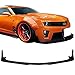 Front Bumper Lip Compatible With 2010-2015 Chevrolet Camaro ZL1, MB Style Black PP Bump Lower Body Protection Avoid Against Collision by IKON MOTORSPORTS, 2011 2012 2013 2014