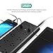 Power Strip Surge Protector, RAVPower 8-Outlet with 3 iSmart USB Charging Ports (2.1Amp) and 6 Foot Extension Cord Power Cord, 720 Joules - Black