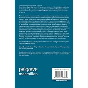 Managing Universities: Policy and Organizational Change from a Western European Comparative Perspective (Palgrave Studies in Global Higher Education)