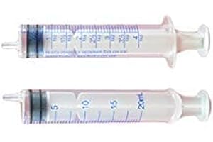 BIORX LABORATORIES Oral Syringe - 20 mL - Best for Dispensing Liquids and Oils - Individually Wrapped - 10 pcs