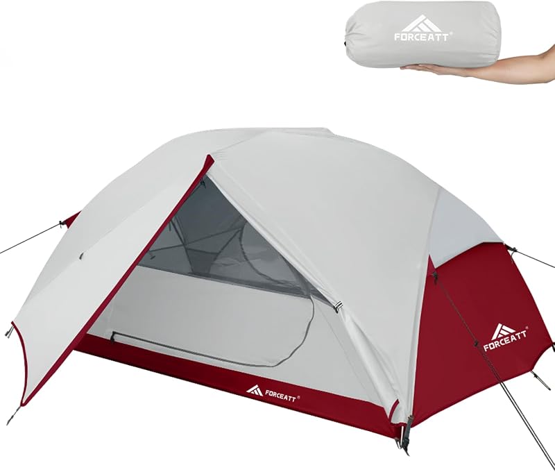 Forceatt 2-3 Person Camping Tent PU3000mm Waterproof Dome Lightweight Easy Setup