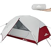 Forceatt Tent for 2 and 3 Person is Waterproof and Windproof, Camping Tent for 3 to 4 Seasons,Lightweight Aluminum Pole Backpacking Tent Can be Set Up Quickly,Great for Hiking