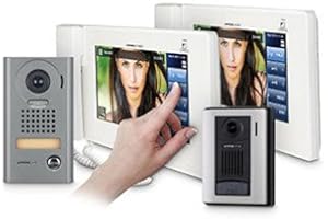 Aiphone JPS-4AEDV 7 Inch TouchScreen HandsetHands-Free 4 x 8 Color Video Set