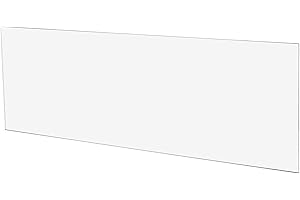 Acrylic Mega Store Plexiglass Sheet, 6" x 18", Clear (6x18-1/8 )